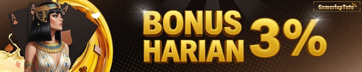 BONUS HARIAN 3%