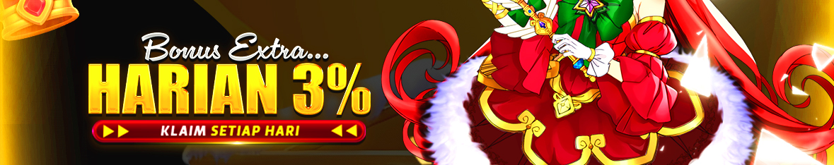 BONUS HARIAN 3%